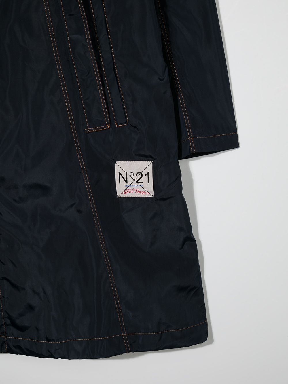 фото Nº21 kids teen logo patch flared jacket