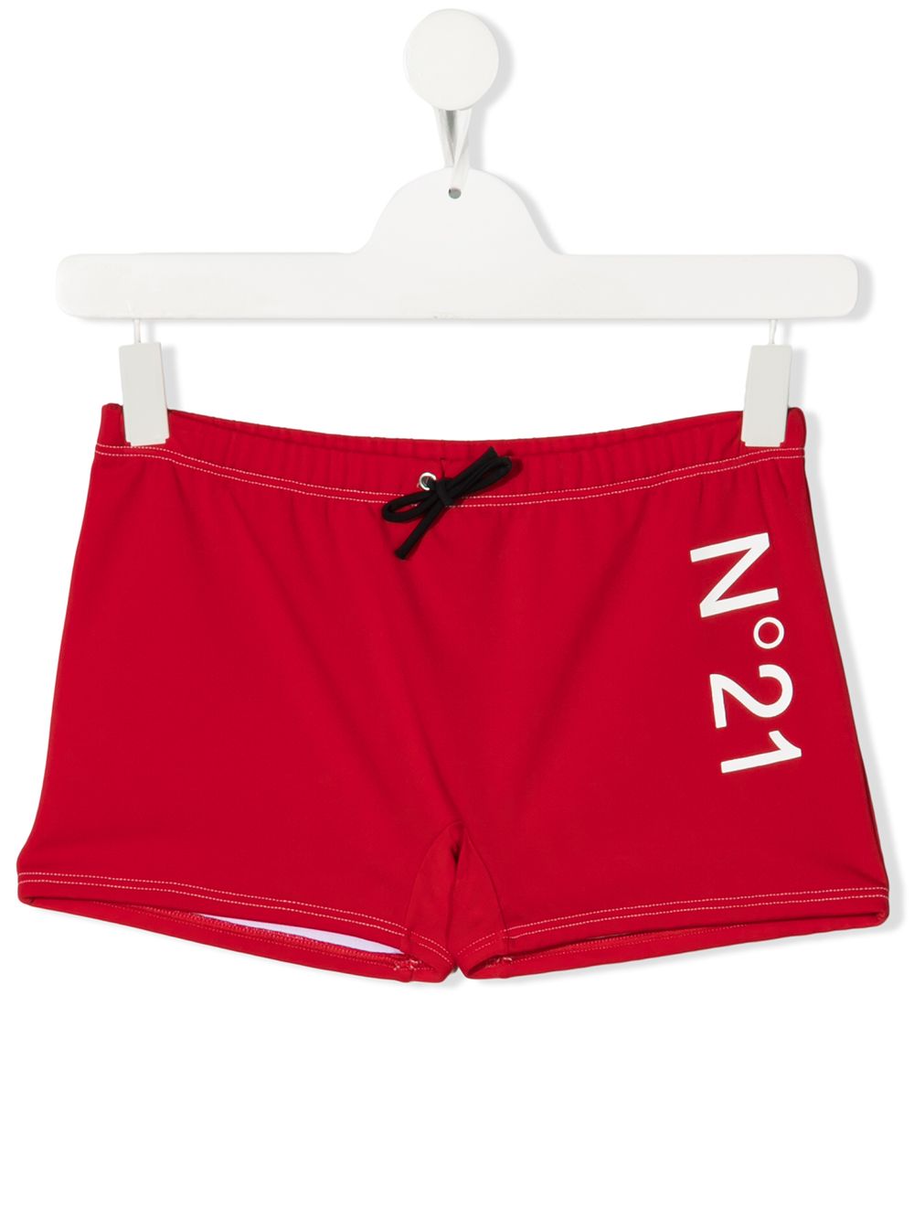 фото Nº21 kids teen logo print swim shorts