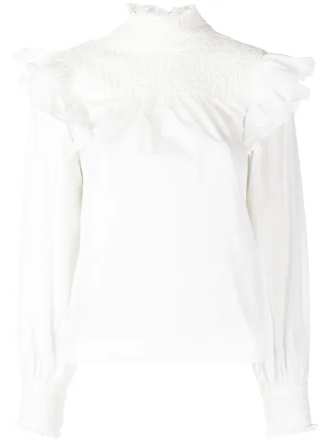 Cinq A Sept River ruffled blouse