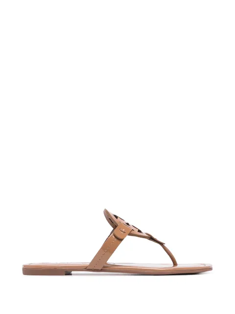 Tory Burch Miller laser-cut logo sandals