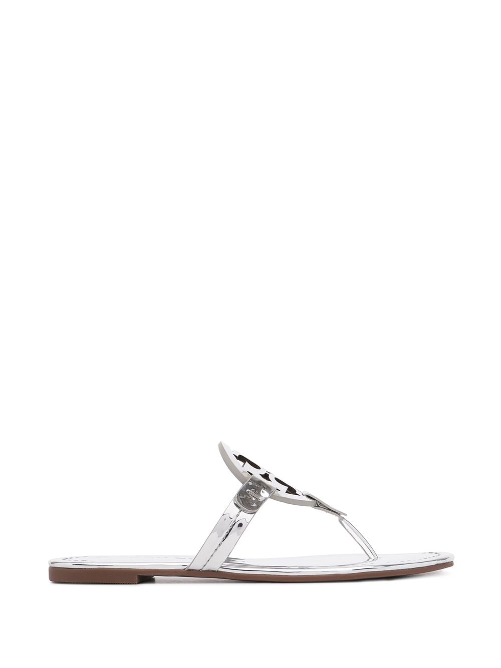 TORY BURCH MILLER METALLIC LASER-CUT SANDALS