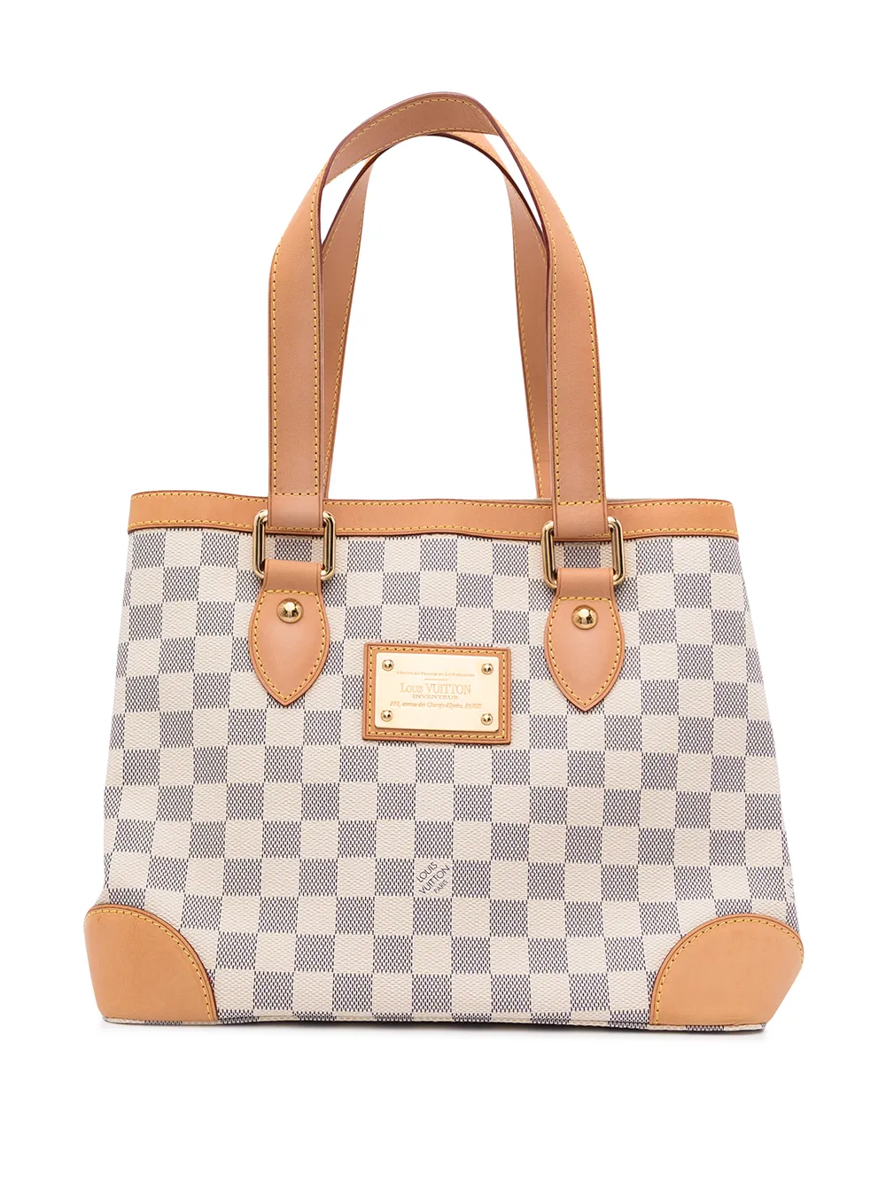 фото Louis vuitton сумка-тоут damier azur hampstead pm 2009-го года