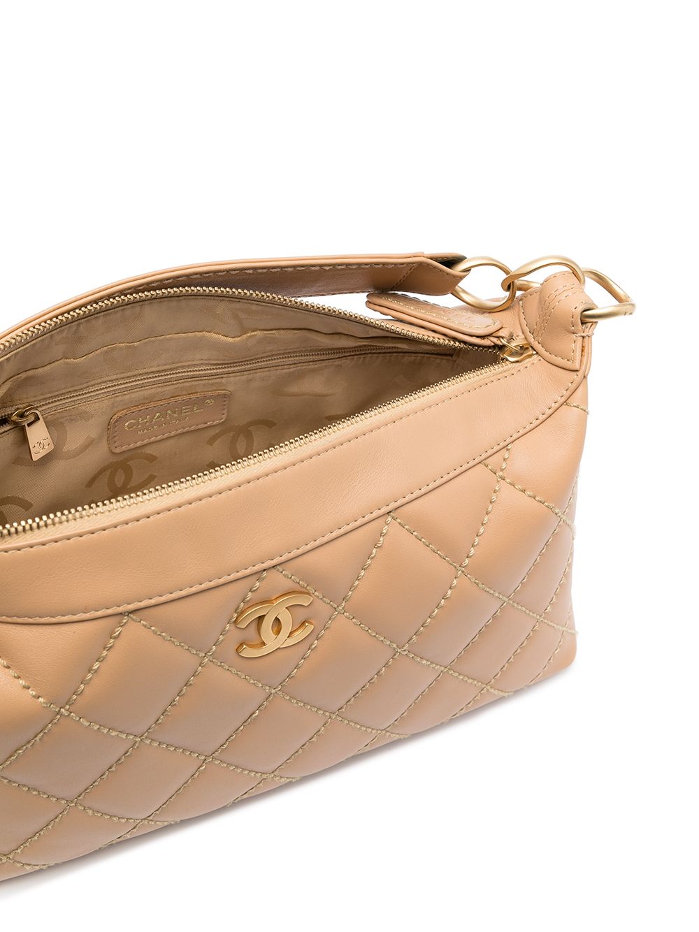 фото Chanel pre-owned сумка wild stitch 2004 года с логотипом cc