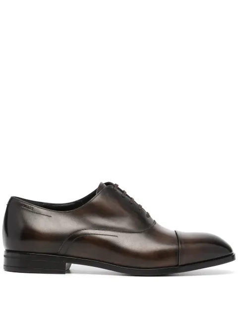 lace-up leather oxford shoes