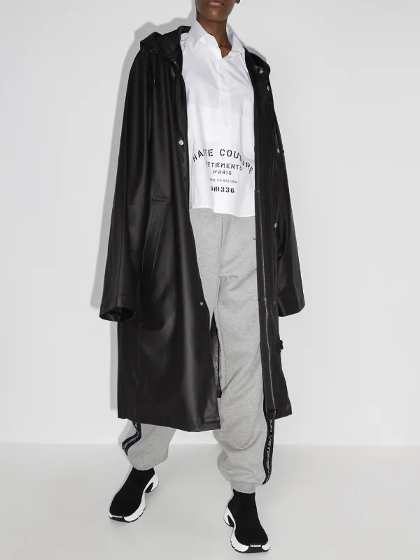 vetements oversized raincoat