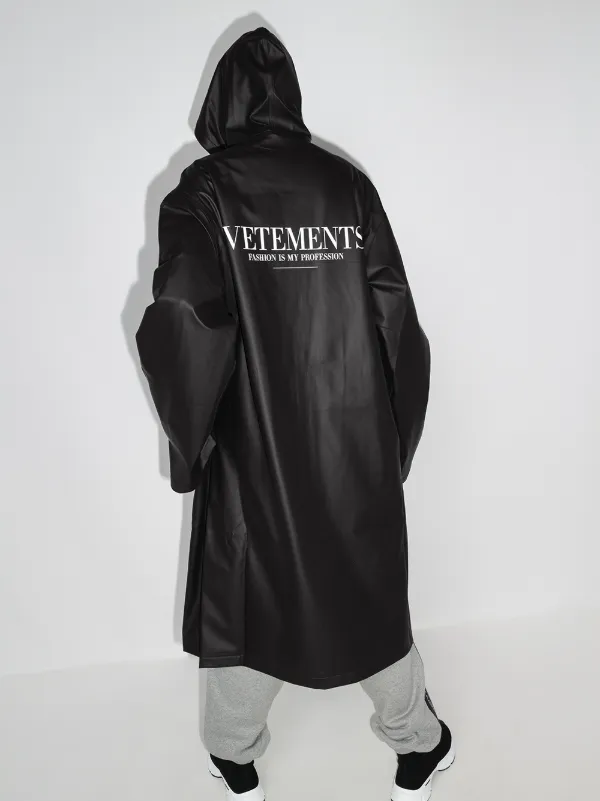 vetements oversized raincoat