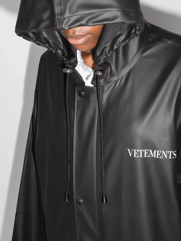 vetements oversized raincoat