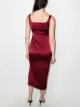 RASARIO sweetheart neck bustier sleeveless dress