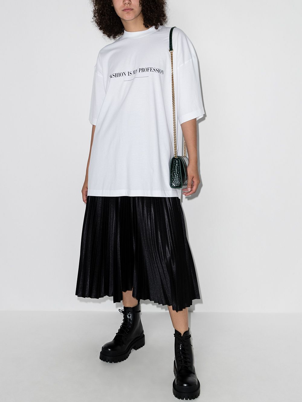 фото Vetements футболка с короткими рукавами и надписью