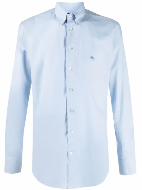 ETRO logo-embroidered shirt