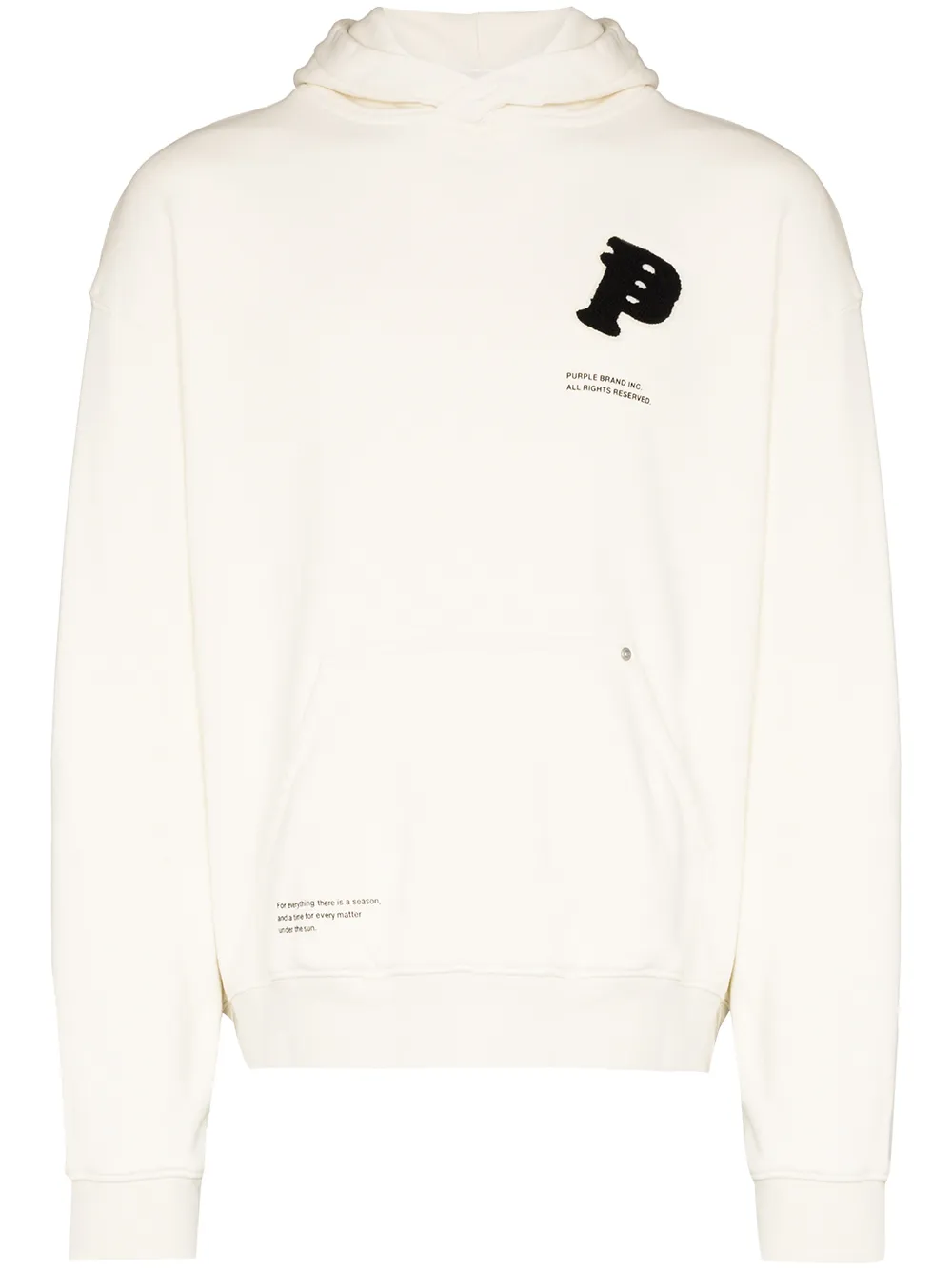 Purple Brand худи с вышитым логотипом