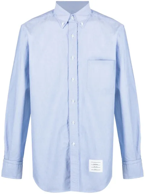 Thom Browne chest-pocket Oxford shirt