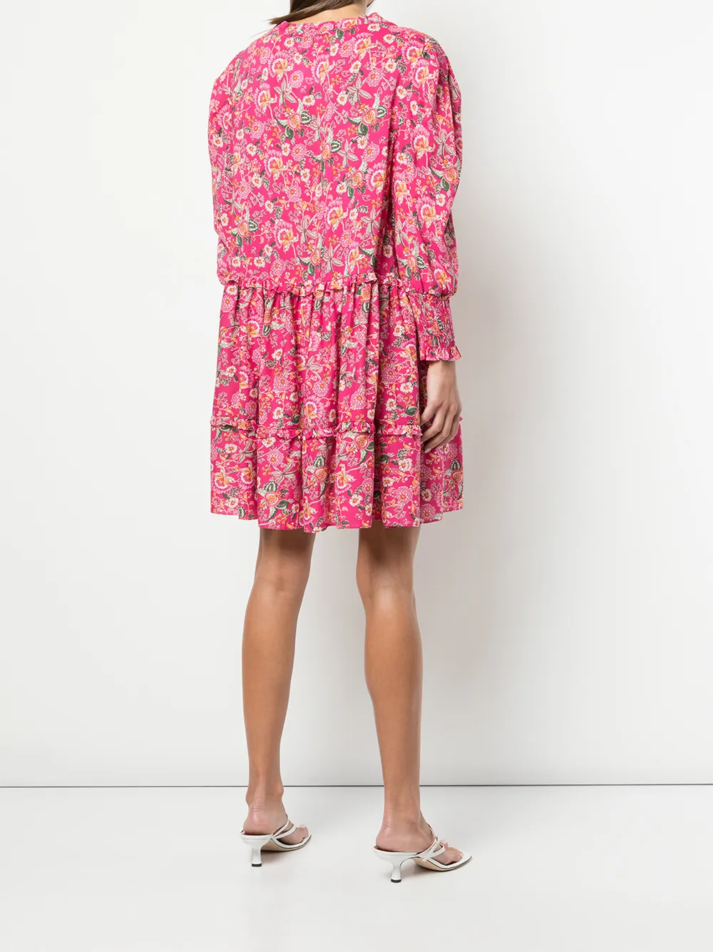 фото Misa los angeles maya floral-print minidress