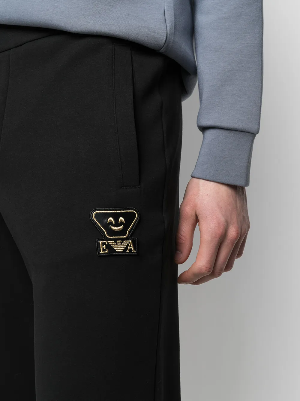 фото Emporio armani спортивные брюки с нашивкой-логотипом