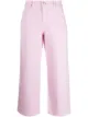 Image 1 of Malo mid-rise flared trousers