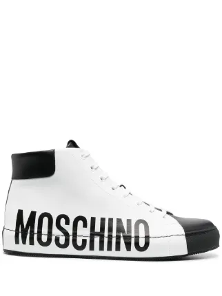 moschino high top sneakers