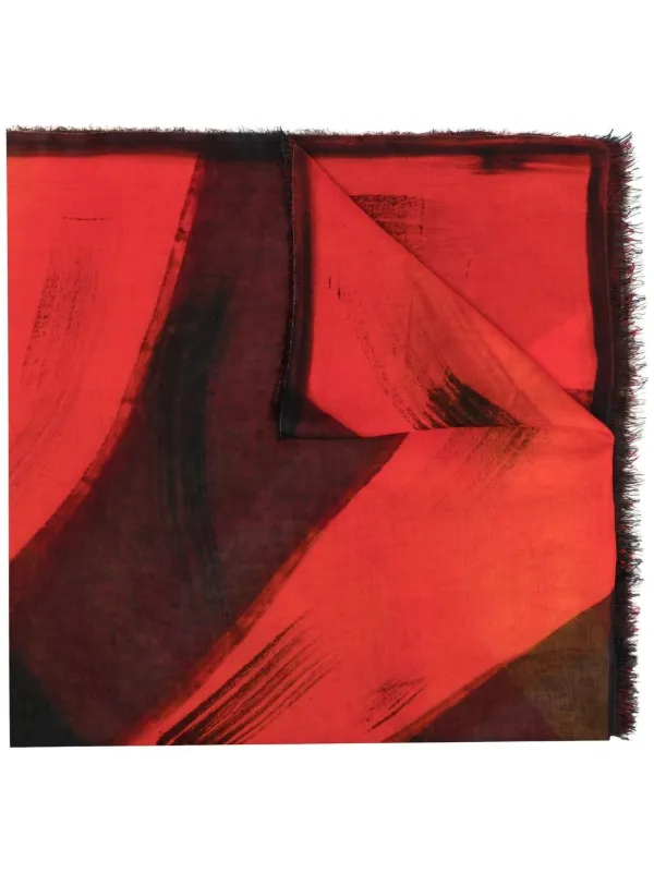Shop Faliero Sarti Tramonto abstract-print scarf with Express Delivery -  FARFETCH