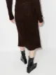 Alanui Illimani ribbed midi skirt