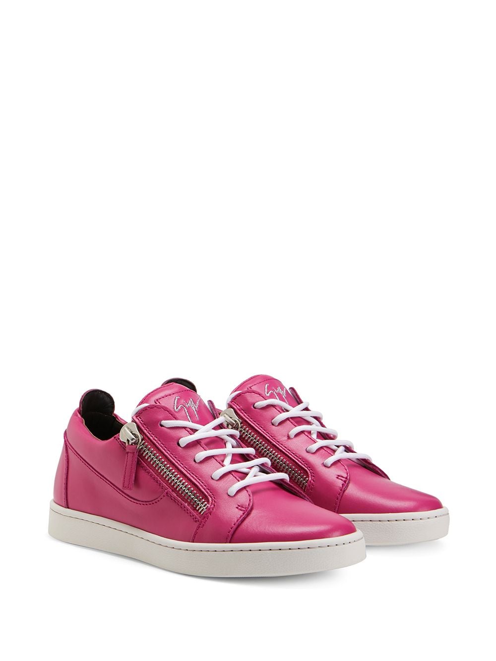 Shop Giuseppe Zanotti Nicki Low-top Sneakers In Pink