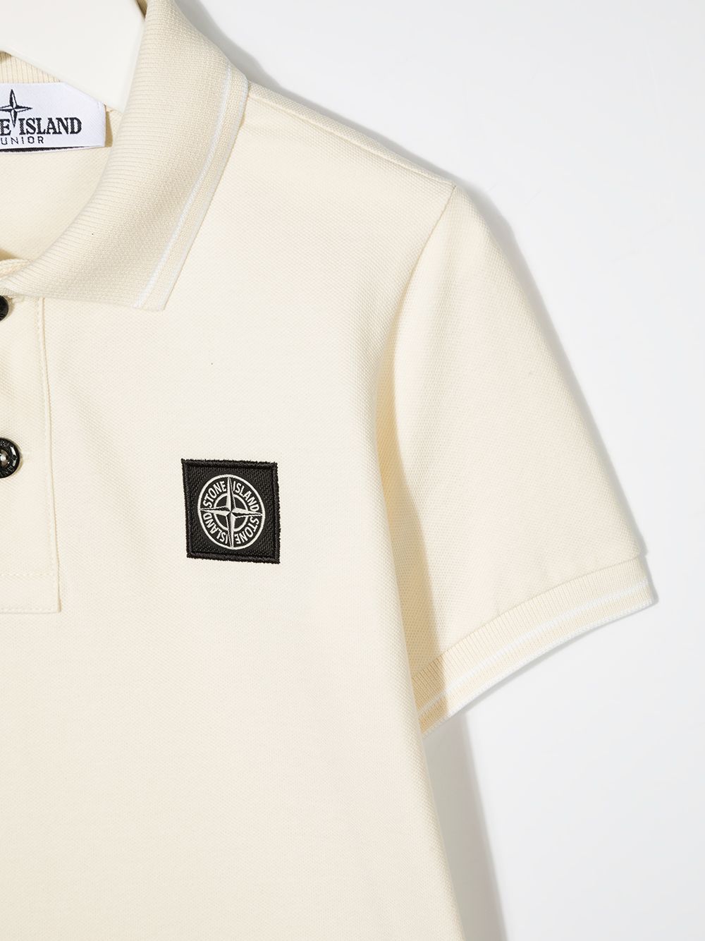 фото Stone island junior рубашка поло с нашивкой-логотипом