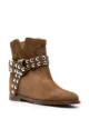 Image 2 of Via Roma 15 stud-buckled ankle boots