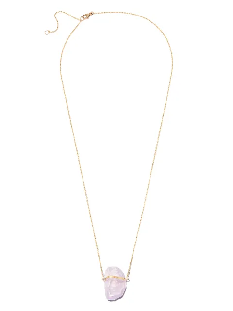 JIA JIA 14kt yellow gold lavender moonstone necklace