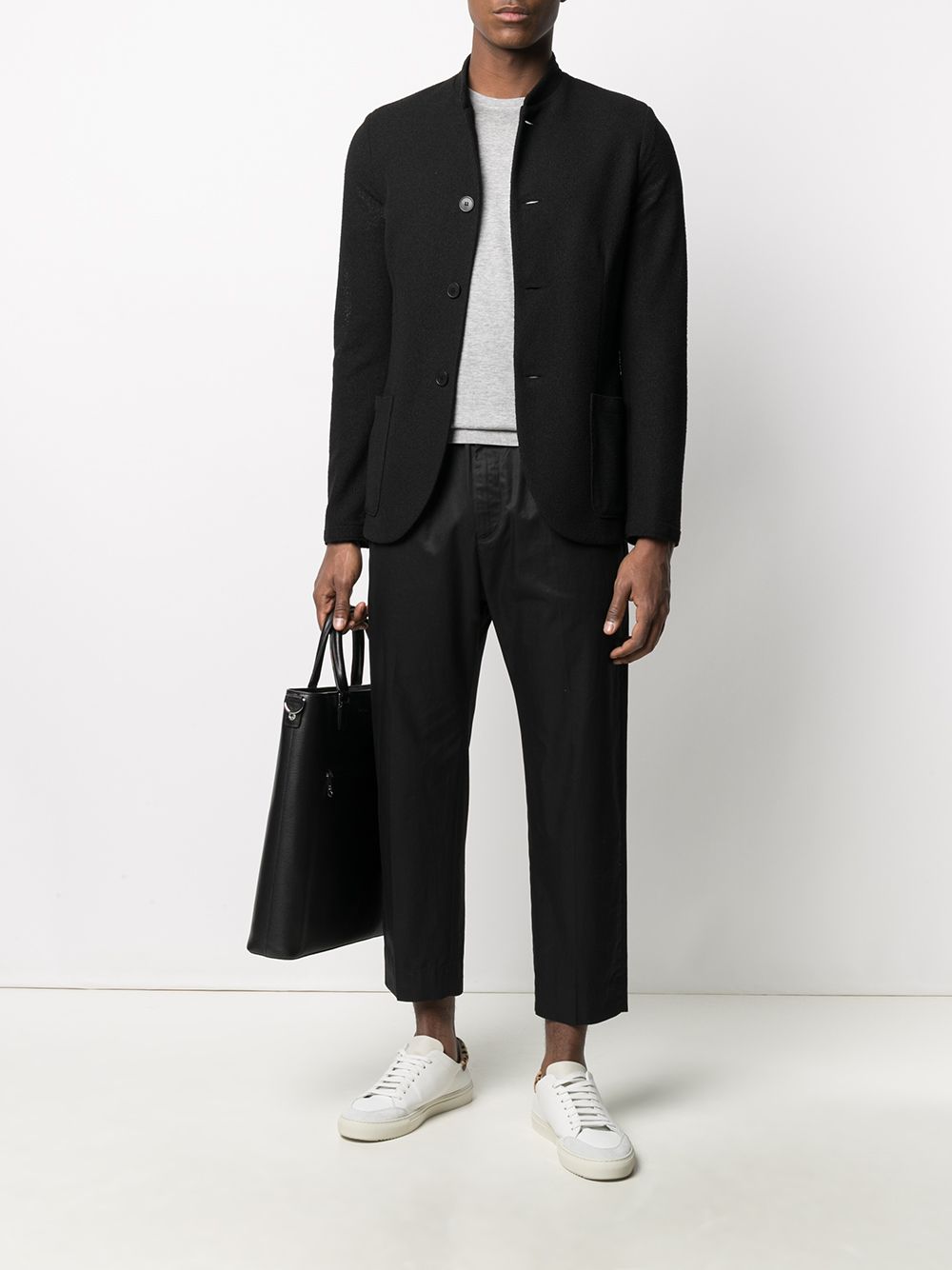 Harris Wharf London Nehru rice-stitch Jacket - Farfetch