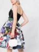 Dolce & Gabbana تنورة ميني بكسرات وطبعة مخيوطة