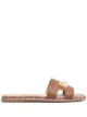 Image 1 of Michael Michael Kors Kippy logo-plaque flat sandals
