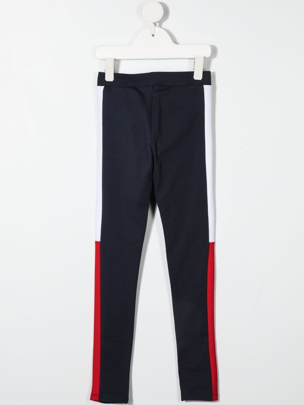 Shop Tommy Hilfiger Junior Side-stripe Track Pants In Blue