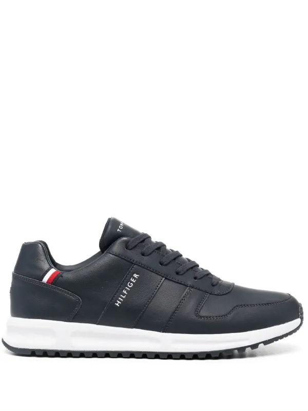 Tommy Hilfiger blue side-logo rpint sneakers for men | FM0FM03422 at  Farfetch.com