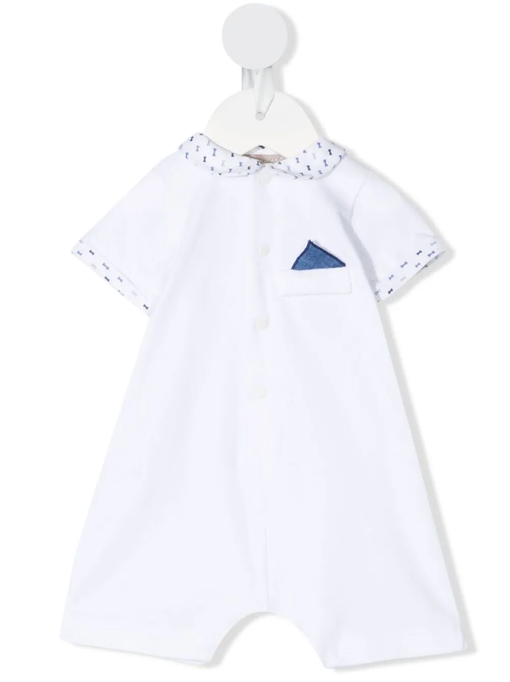 

La Stupenderia romper con estampado de moños - Blanco