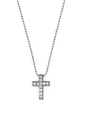 DSQUARED2 crystal cross necklace - Silver
