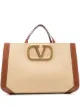 Image 1 of Valentino Garavani Supervee raffia tote bag