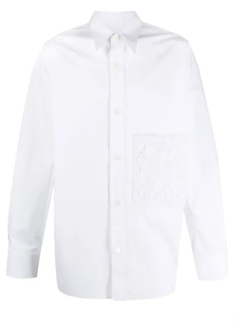 Valentino Garavani floral lace pocket shirt