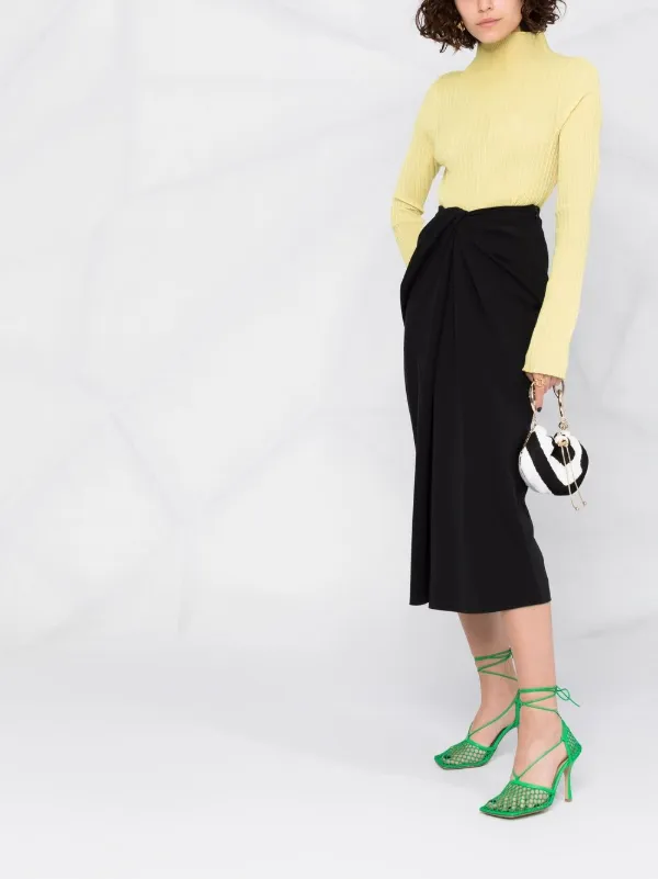 Valentino Garavani ヴァレンティノ ツイスト ペンシルスカート
