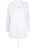 Valentino Garavani cape-style buttoned shirt - White
