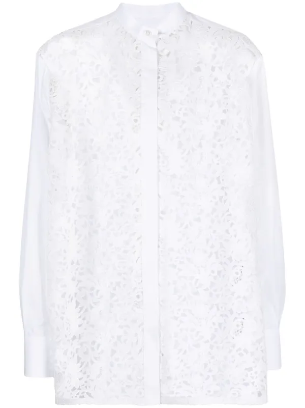 Valentino クロシェ フローラルレース シャツ 通販 - FARFETCH