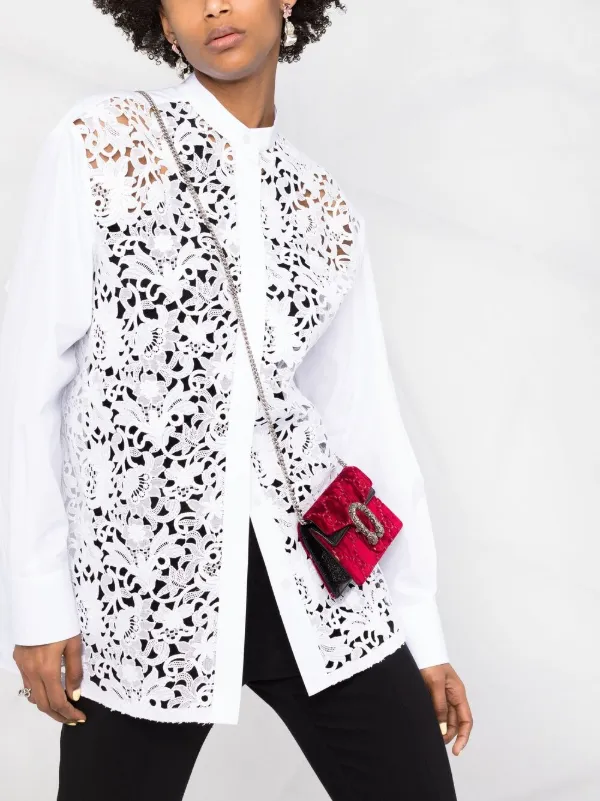 Valentino クロシェ フローラルレース シャツ 通販 - FARFETCH