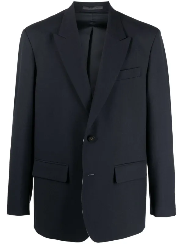 【関税＆送料込み】Valentino Garavani Single-Breasted Blaze Valentino Garavani single-breasted Blazer | Brown | FARFETCH
