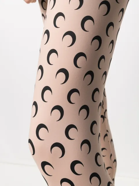 Shop Marine Serre crescent moon-print 