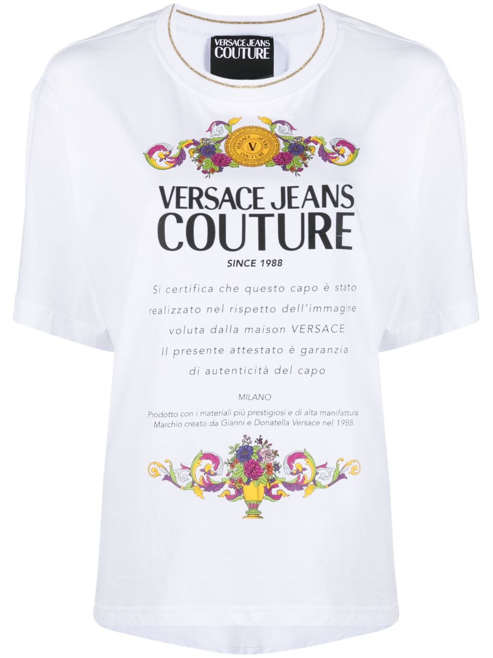 фото Versace jeans couture футболка с логотипом