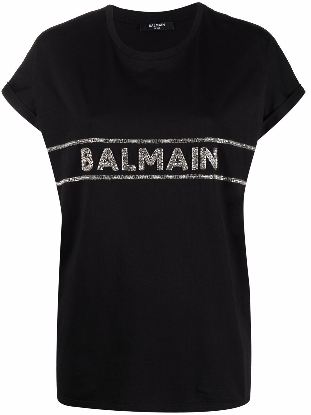 фото Balmain футболка с кристаллами