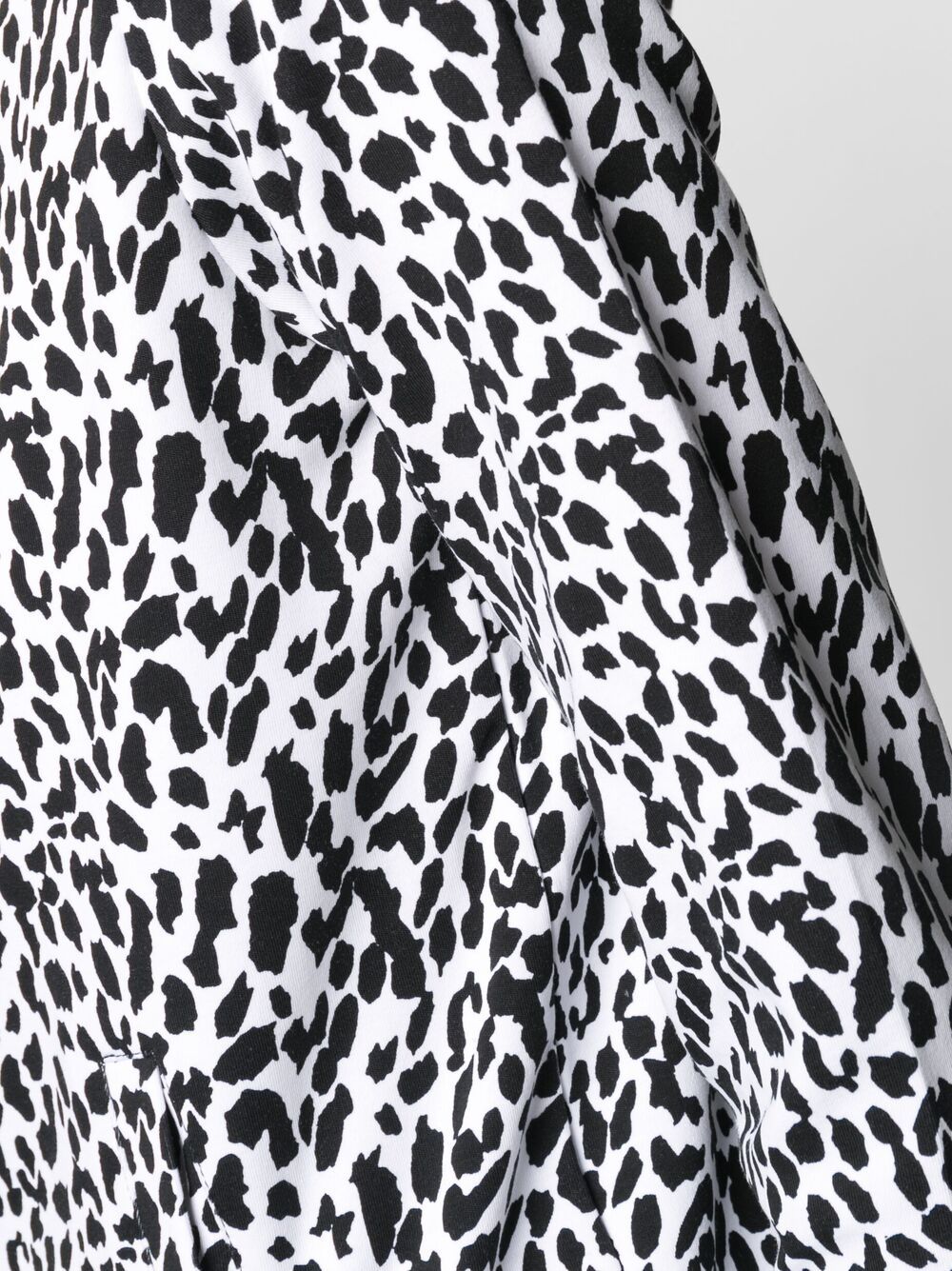 LIU •JO LEOPARD-PRINT ZIPPED HOODIE 