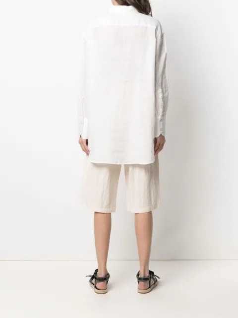 barena slub linen shirt