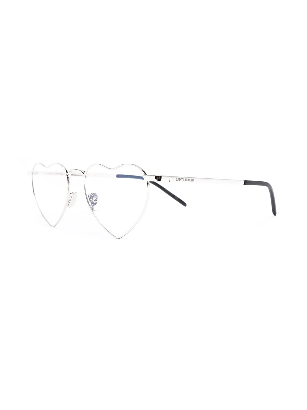 Saint Laurent Eyewear SL301 LouLou bril met metaaldraad - Zilver