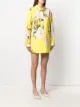 Valentino floral print shirt mini dress