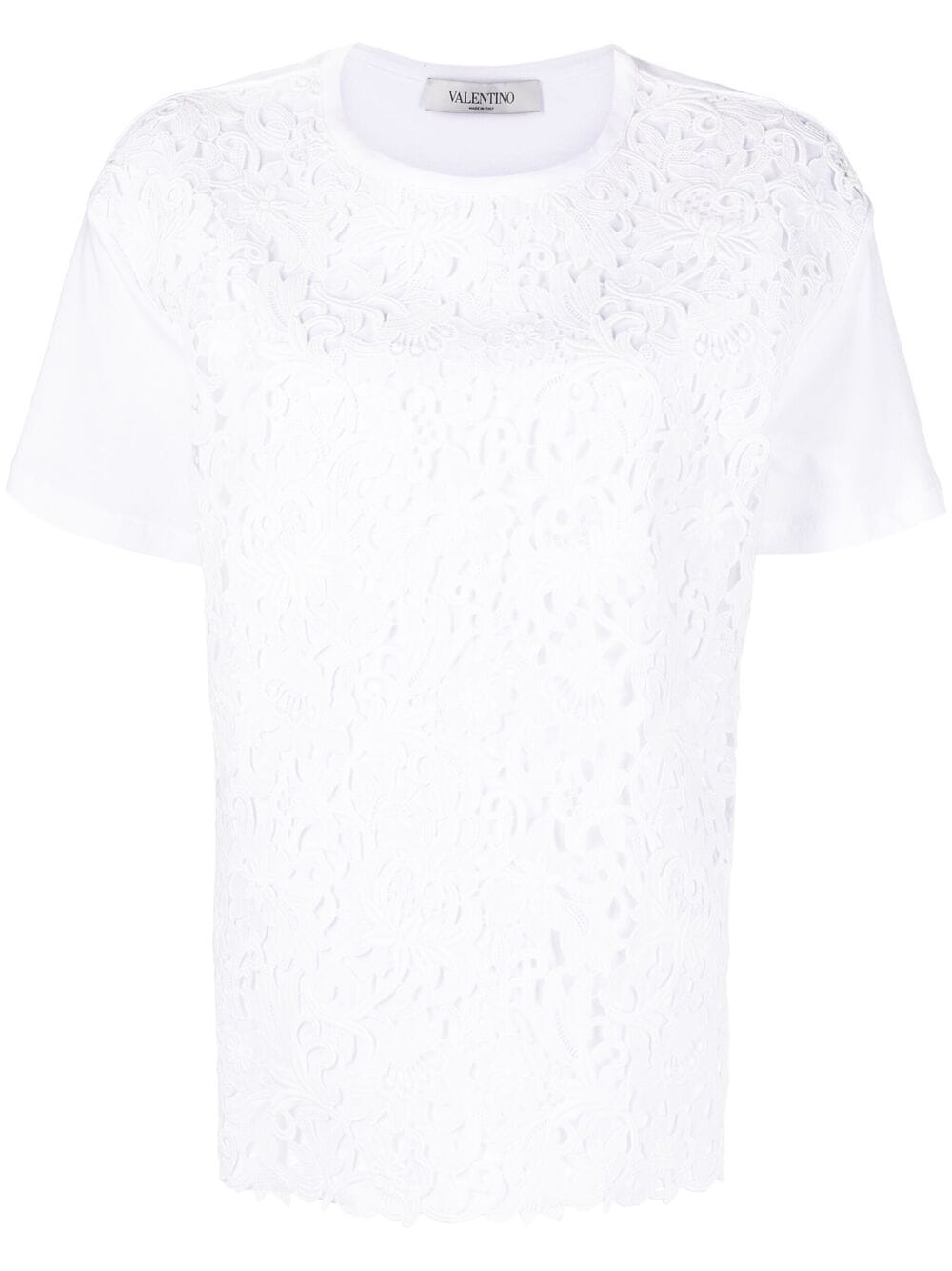 ＜Farfetch＞ Valentino ロゴプリント Tシャツ - ホワイト