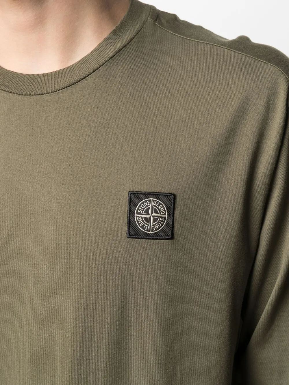фото Stone island толстовка с нашивкой-логотипом