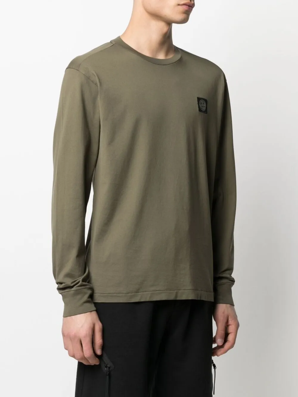 фото Stone island толстовка с нашивкой-логотипом